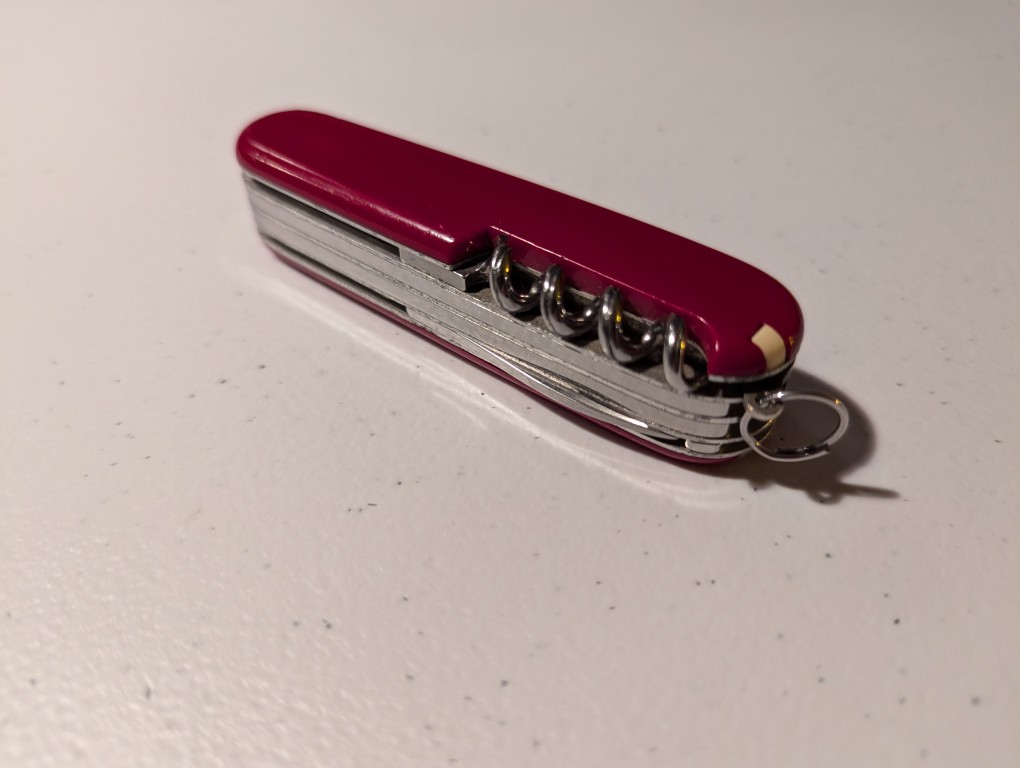 Victorinox Swiss Army Knife Explorer, bottom layers closed