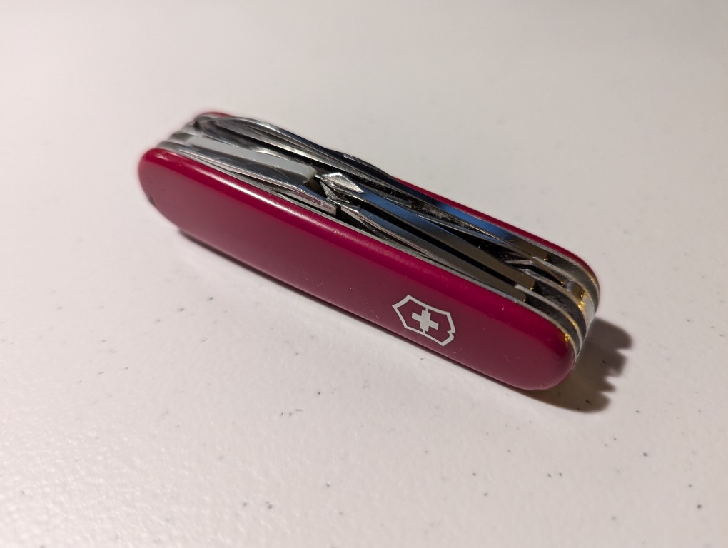 Pocket Knife Victorinox Swiss Army Explorer Red Folding Knife