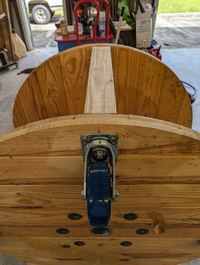 2x4 in place before installation