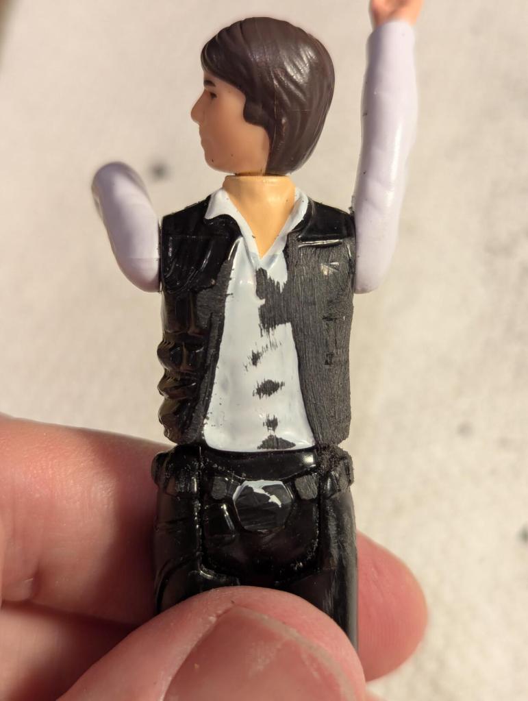 Custom Kenner "Big Head" Han Solo After Being Freed from Carbonite in ROTJ