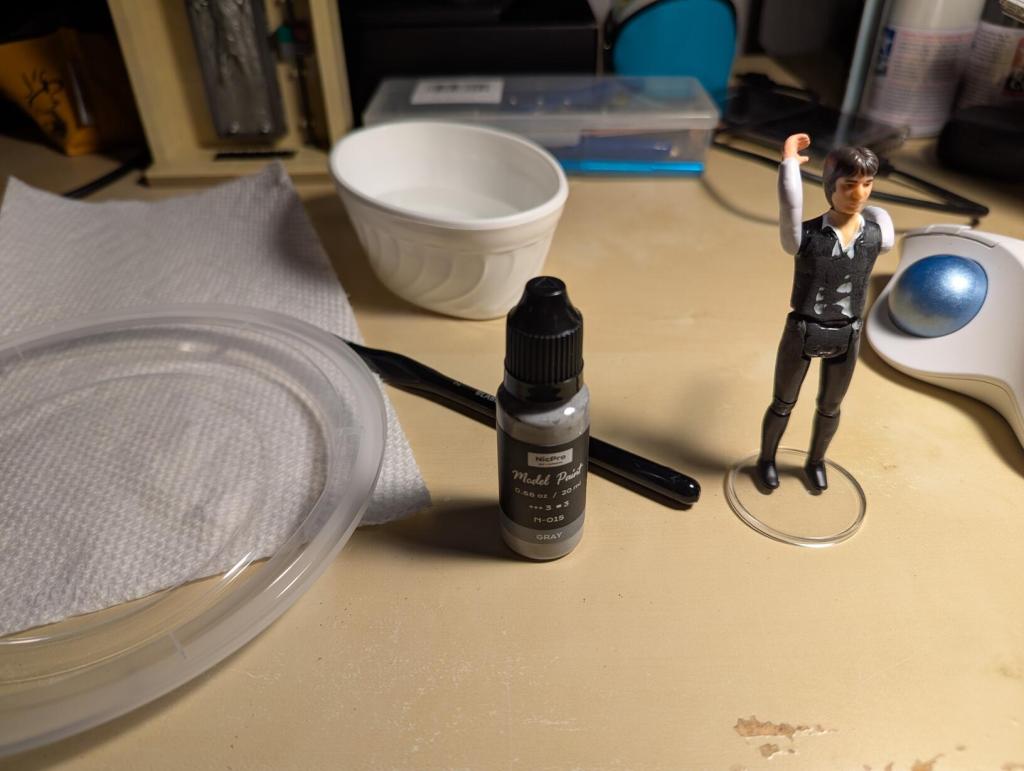Custom Kenner "Big Head" Han Solo After Being Freed from Carbonite in ROTJ