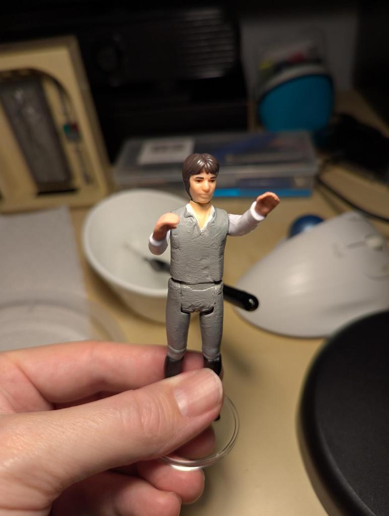 Custom Kenner "Big Head" Han Solo After Being Freed from Carbonite in ROTJ