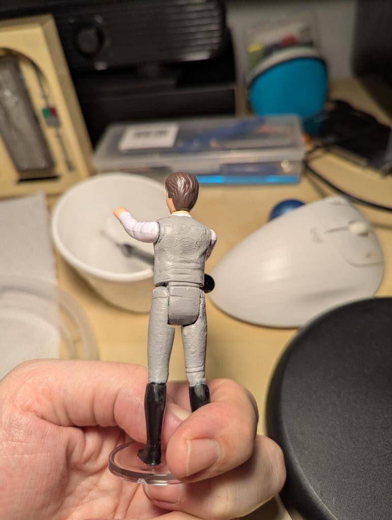 Custom Kenner "Big Head" Han Solo After Being Freed from Carbonite in ROTJ