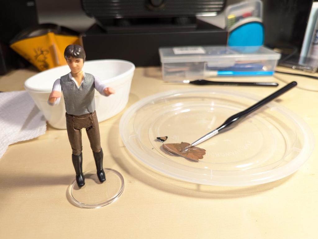Custom Kenner "Big Head" Han Solo After Being Freed from Carbonite in ROTJ
