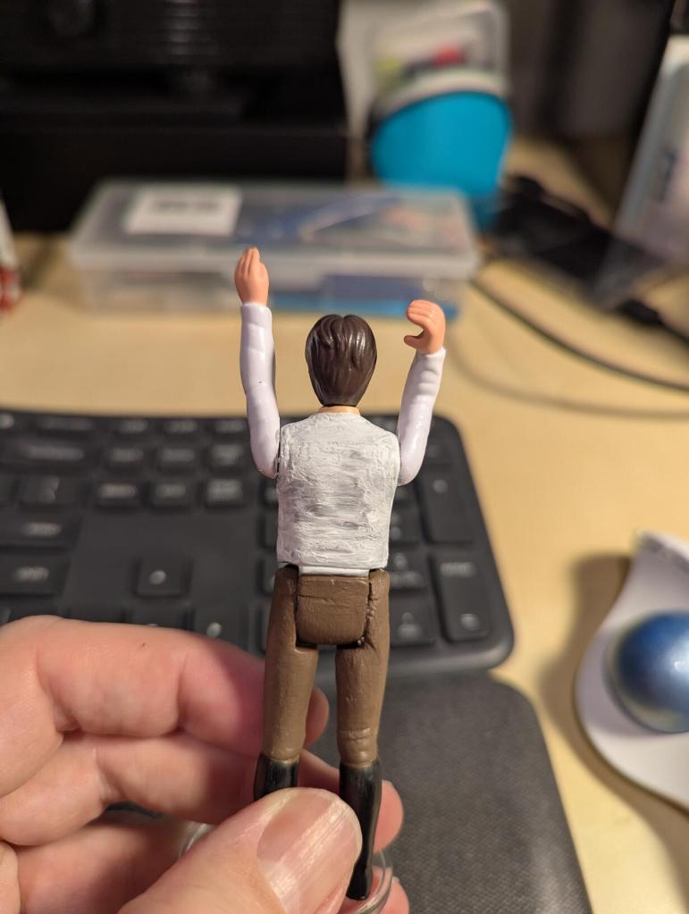 Custom Kenner "Big Head" Han Solo After Being Freed from Carbonite in ROTJ