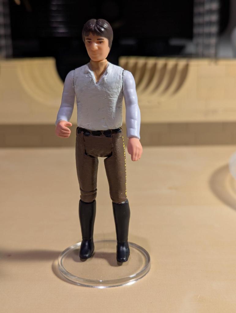 Custom Kenner "Big Head" Han Solo After Being Freed from Carbonite in ROTJ
