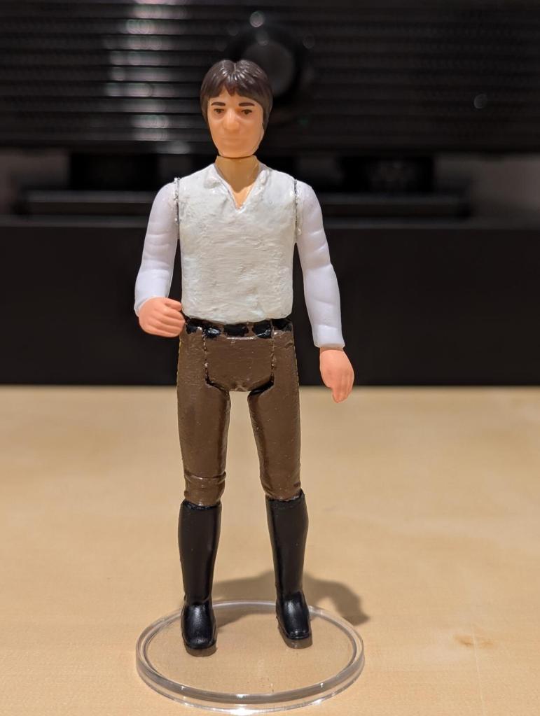 Custom Kenner "Big Head" Han Solo After Being Freed from Carbonite in ROTJ