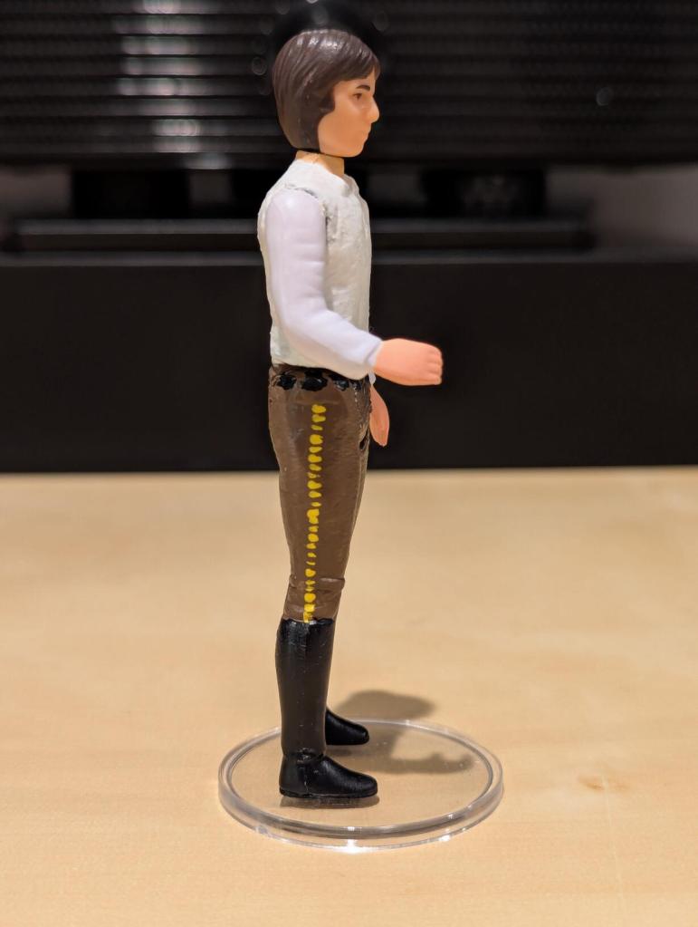 Custom Kenner "Big Head" Han Solo After Being Freed from Carbonite in ROTJ