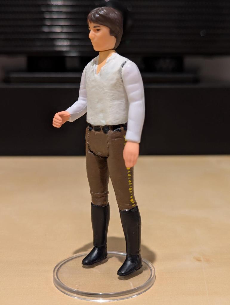 Custom Kenner "Big Head" Han Solo After Being Freed from Carbonite in ROTJ