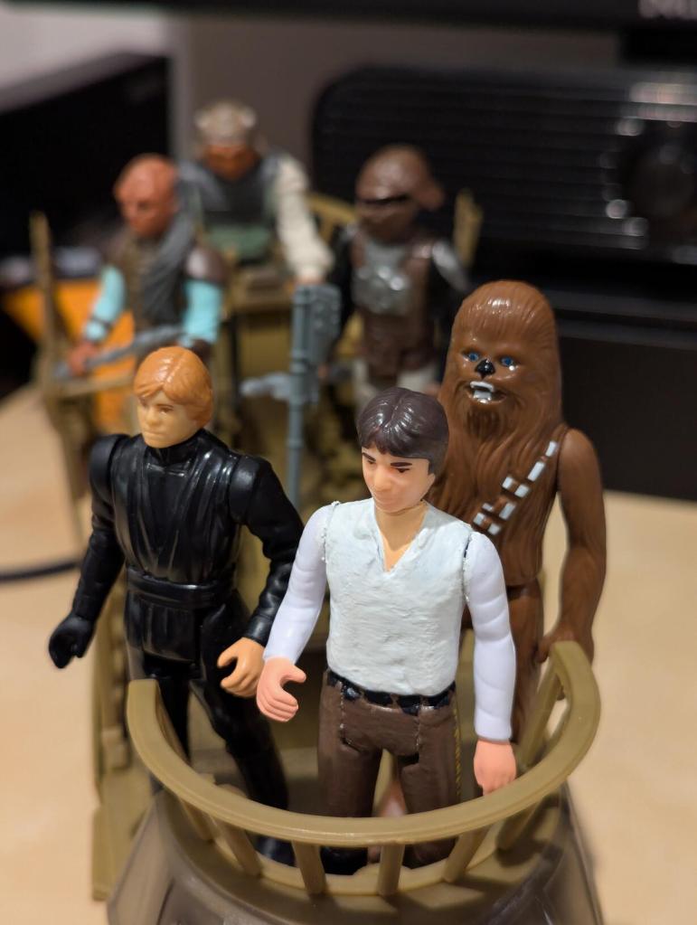 Custom Kenner "Big Head" Han Solo After Being Freed from Carbonite in ROTJ