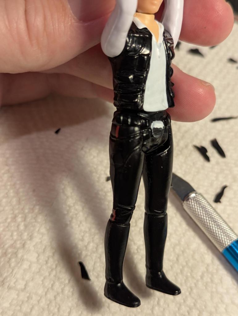 Custom Kenner "Big Head" Han Solo After Being Freed from Carbonite in ROTJ