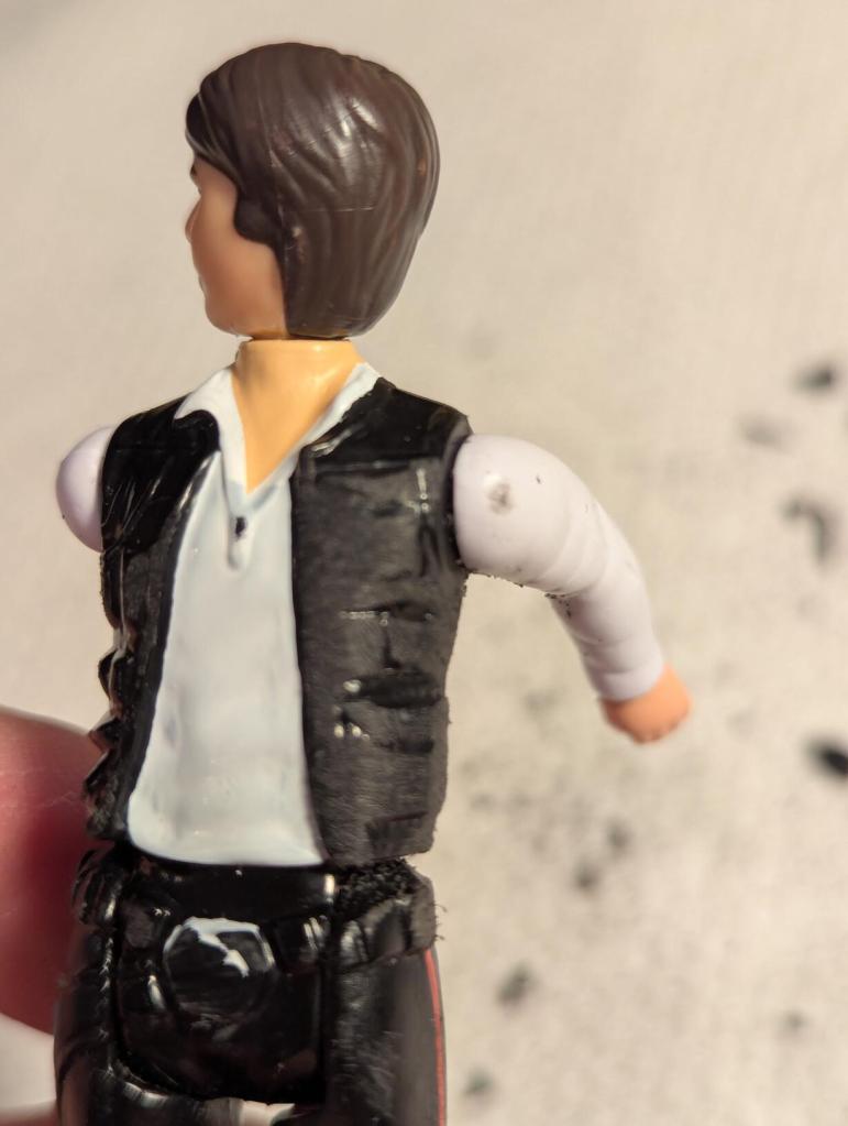 Custom Kenner "Big Head" Han Solo After Being Freed from Carbonite in ROTJ