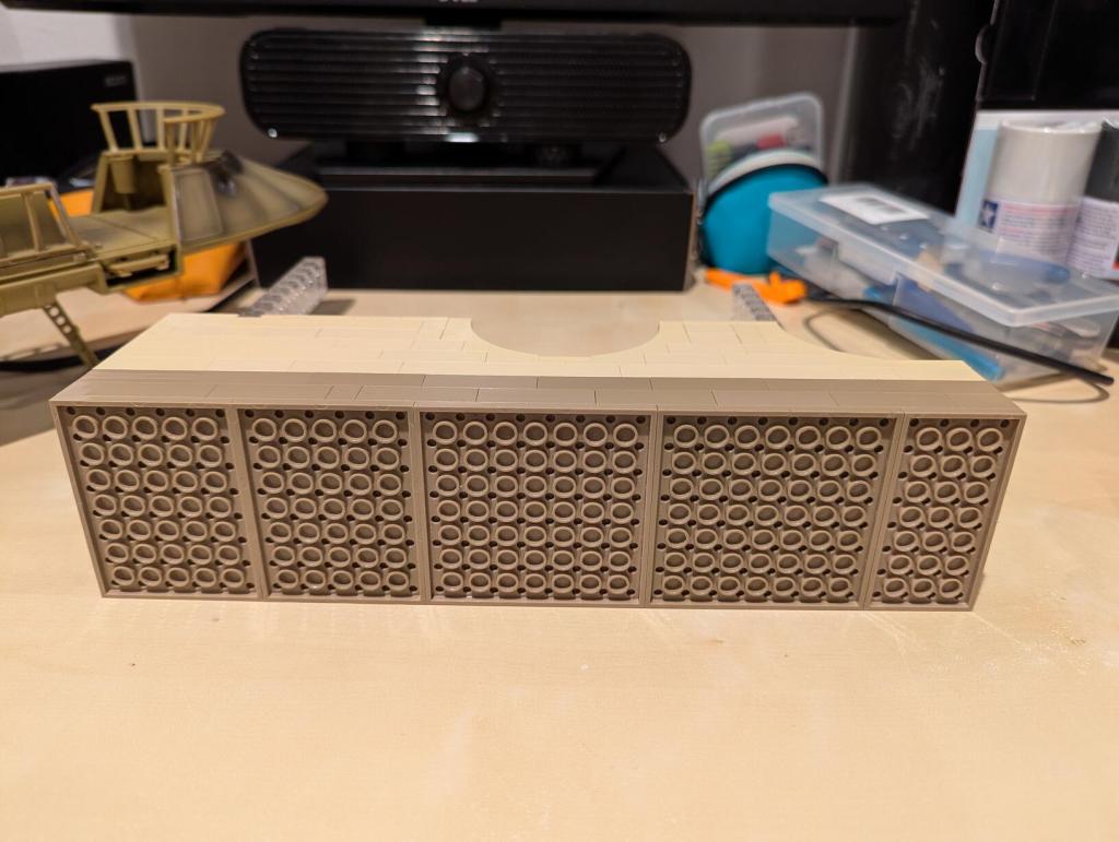 LEGO-Built Display Stand for Kenner's 1985 Tatooine Skiff or Hasbro's 2000 Re-Issue